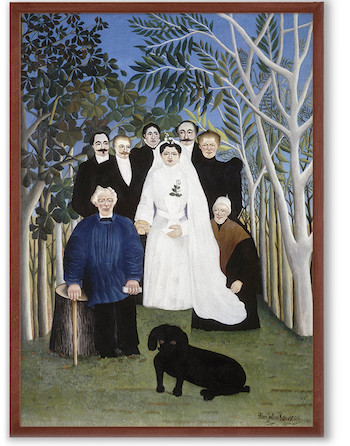 La fete de mariage 1905, Affiche Henri Rousseau